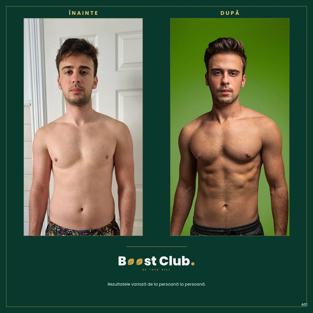 Before and after, transformation 1